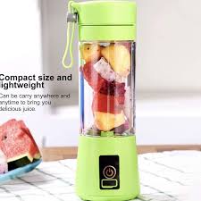 USB Chargeable Juicer Blender 6 Blades 380ml - Portable Juicer Cup & Smoothie Maker