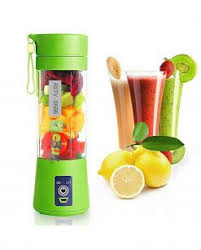 USB Chargeable Juicer Blender 6 Blades 380ml - Portable Juicer Cup & Smoothie Maker