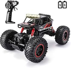 RC Car Remote Control Crawler 4×4 Off Road Monster Car For Kids With Rechargeable Battery