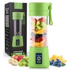 USB Chargeable Juicer Blender 6 Blades 380ml - Portable Juicer Cup & Smoothie Maker